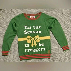 Tipsy Elves Preggers Sweater Size Small NWOT